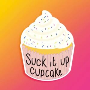 IMG_0313 Sassy Quote Cupcake Vinyl Sticker