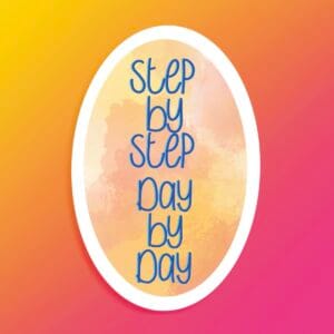 IMG_0345 Step by Step Matte Vinyl Sticker