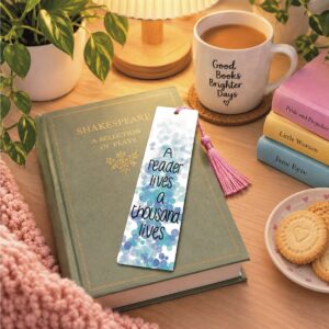 Thousand Lives Bookmark Blue Main