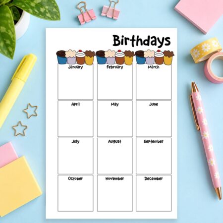 Birthday Gift Planner Insert Main Slide8