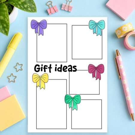 Gift Ideas Planner Insert Slide9