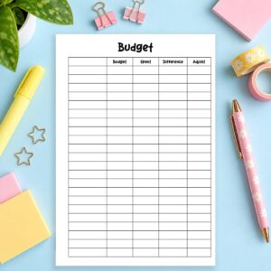 Spending Tracker Planner Insert Main Slide19