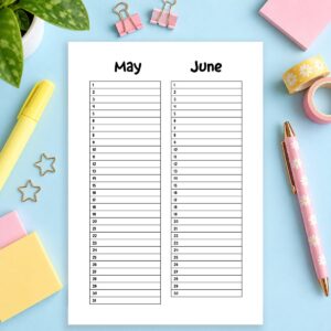Year At A Glance Planner Insert 2 Slide10